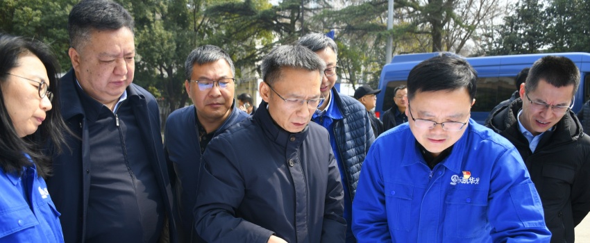 集團公司黨組成員、總會計師陳林到樂凱華光調研